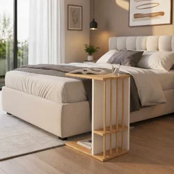 HANAH HOME Pomoćni stočić Pint 2 White Atlantic Pine