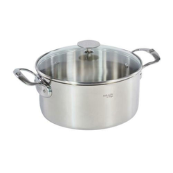 de Buyer Milady Stielkasserolle 20 cm / 3 L - Edelstahl mit Kapselboden