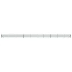 Vidaxl Mrežna ograja s prirobnico zelena 0,8x25 m