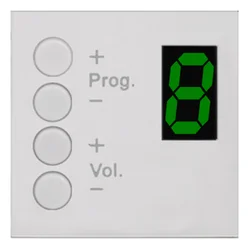 AUDAC MWX45 digitalni regulator glasnosti, bel