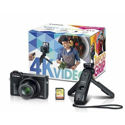 Canon G7X III Vlogger Kit digitalni fotoaparat + stalak + SD (64 GB)