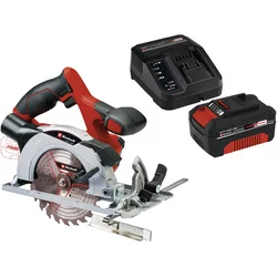Einhell Aku. Ručna kružna testera TE-CS 18/150 Li i Power-X-Change 18V 4,0 Ah Starter-Kit