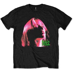 Billie Eilish Neon Shadow Pink Black XL Majica