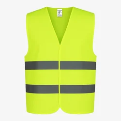 Fluks signalni prsluk Boja: hv žuta, Veličina: 4XL