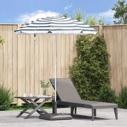 Suncobran Plava i bijela 161 x 161 x 193 cm Poliester