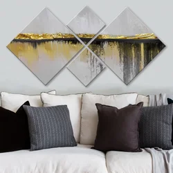 Wallity slika 4MDF1969813516, 60x115 cm, 4 dijela