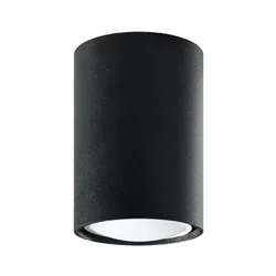 Sollux SL.1000 - Spot svetiljka LAGOS 1xGU10/10W/230V 10 cm crna