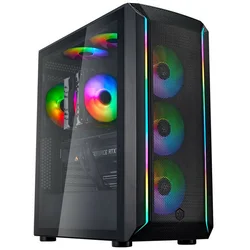 SilverStone SilverStone Fara 511Z Midi-Tower, kaljeno steklo - črna