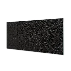 tulup.si Slika na steklu Dew kapljice vode 140x70 cm 2 obešalnika
