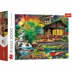 Trefl Puzzle Cabin in the Woods 3000 delova