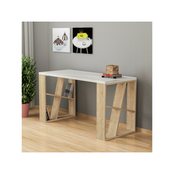 Hanah Home Radni sto Honey - bela, hrast