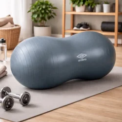 Lopta za fitnes 100x50cm plava