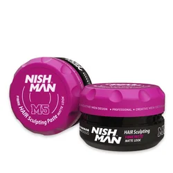 Cera modellante opaca per capelli Nishman Fibre M5 100 ml