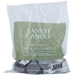 Yankee Candle Tea Light Candles Unscented dišeča svečka 290 g unisex