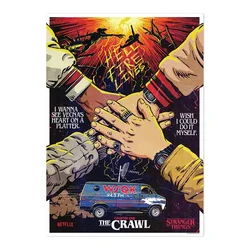 Stranger Things 5 art print The Crawl, A3