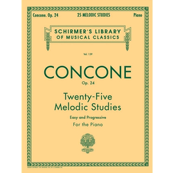 CONCONE:25 MELODIC STUDIES OP.24
