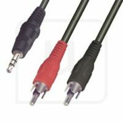 K 2xRCA M - 3.5mm ST M, 2.5m