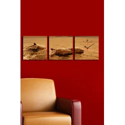 Wallity Zidni sat 3P2828CS-7, 90x28 cm, 3 dela