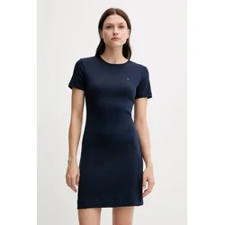 Bombažna obleka Tommy Hilfiger