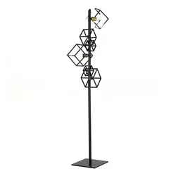 FORMA Podna lampa F7275-4F 4xE27 Crna-Zlatne boje