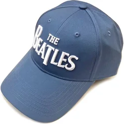 The Beatles Unisex Baseball Cap: Drop T Logo Denim Blue