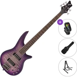 Jackson JS Series Spectra Bass JS3Q V SET Purple Phaze 5 strunska bas kitara