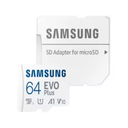 SAMSUNG EVO PLUS MicroSD Card 64GB class 10 + Adapter MB MC64KA