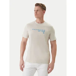 Calvin Klein Jeans Majica  azur / off-bela