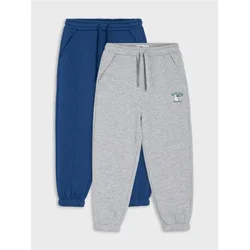 Sinsay - Postavljene oversize pantalone trenerke sa pamukom, 2 komada - šareno