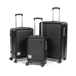 Bolzz Set Kofera Onyx 3/1, Crna