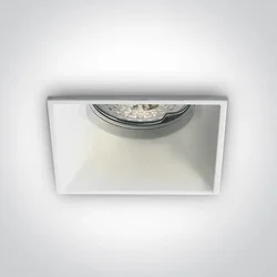 UGRADBENA SVJETILJKA 1×GU10/50W/MR16 SEMI TRIMLESS IP20 BIJELA
