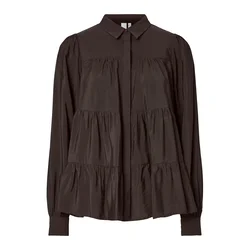 YAS Bluza YASPALA temno rjava