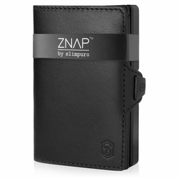 Slimpuro ZNAP, tanka denarnica, 8 kartic, predel za kovance, 8 × 1,5 × 6 cm (Š × V × D), RFID zaščita (TT-S5IJ-MU8F)