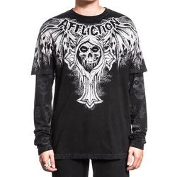 Hardcore majica moška Misfits - BAT 2FER - AFFLICTION - A30415-BLLB