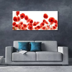 tulup.si Slika na platnu Rastlinskih mak naravi 120x60 cm