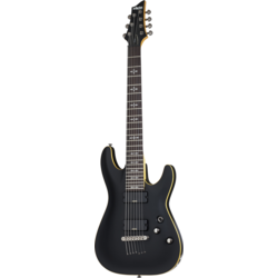 Schecter Demon-7 | Aged Black Satin (ABSN) #3662