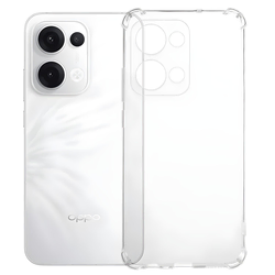 Silikonska futrola s ojačanim rubovima za Oppo Reno13 - Prozirna KP37002