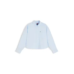 Tommy Jeans Bluza ESSENTIAL svetlo modra