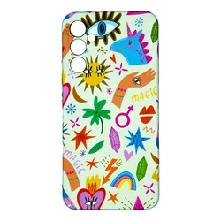 Maska za telefon SVETLECE za Samsung A34 DZ9/3, Bela