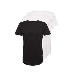 JACK & JONES Majica NOA, bela, črna
