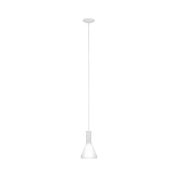 Eglo 62264 - Luster na sajli PASCOA 1xE27/60W/230V 16,8 cm bela