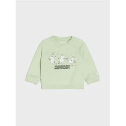 Sinsay - Gornji deo trenerke The Moomins - mint zelena