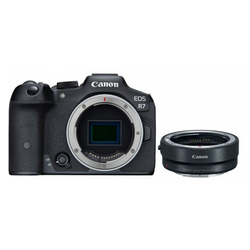 Canon EOS R7 (body) + EF-RF adapter