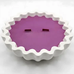 Svijeća Lavanda Muza - Bijela / Ljubičasta / Boja lavande KP40092