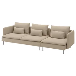 SÖDERHAMN Sofa 4-sed, Kelinge bež
