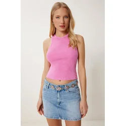 Happiness Istanbul Ženska bluza Ns00437, Roze
