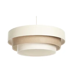 Luster na sajli TRINITI 1xE27/60W/230V, prečnik 40 cm, krem/bež