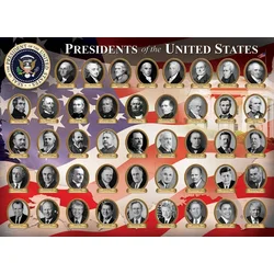 EuroGraphics Puzzle Predsedniki Združenih držav Amerike 1000 kosov