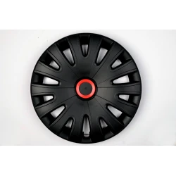 CAR 888 ACCESSORIES Univerzalne Ratkapne 15 Black/Red Abs Set