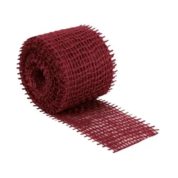 Bellatex Okrasni trak iz jute - 3 m x 4 cm - rdeč